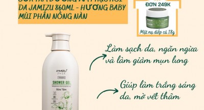 Cleansani Shower Gel: Sữa tắm dưỡng thể thanh lọc kháng khuẩn