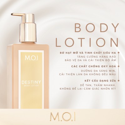 Sữa Dưỡng Thể Sáng Da Hương Nước Hoa Destiny 250ml
