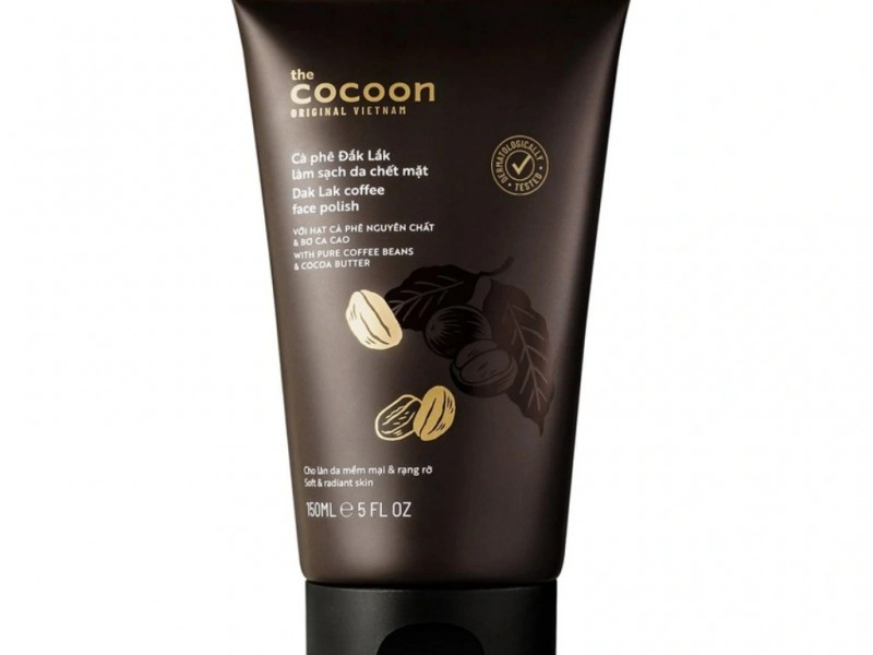 Tẩy da chết mặt cà phê Đắk Lắk Cocoon cho làn da mềm mại & rạng rỡ 150ml
