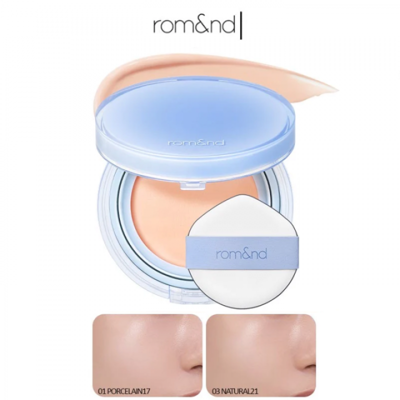  Phấn Nước Che Phủ Hoàn Hảo, Mỏng Nhẹ Tự Nhiên Romand NU Zero Cushion SPF24/PA++ 15g