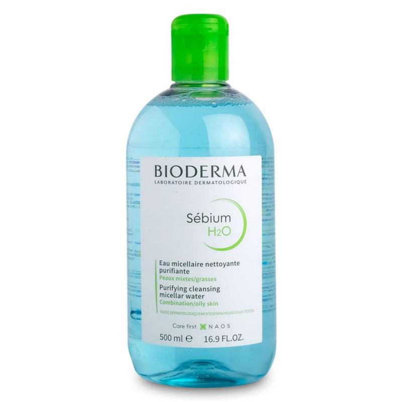 Nước Tẩy Trang Dành Cho Da Hỗn Hợp và Da Dầu Bioderma Sebium H20 500ml